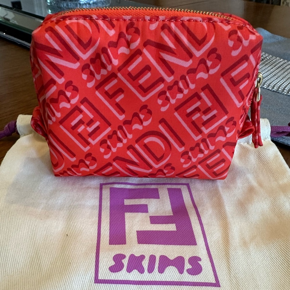 Fendi x Skims Cosmetic Makeup Pouch